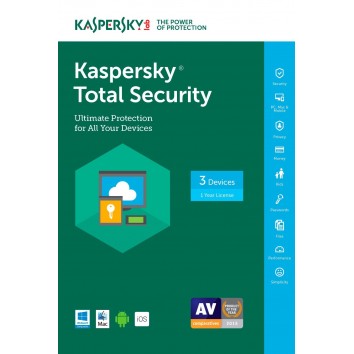 KASPERSKY TOTAL PROTECTION- MULTI-DEVICE 3 User+1,1 Year